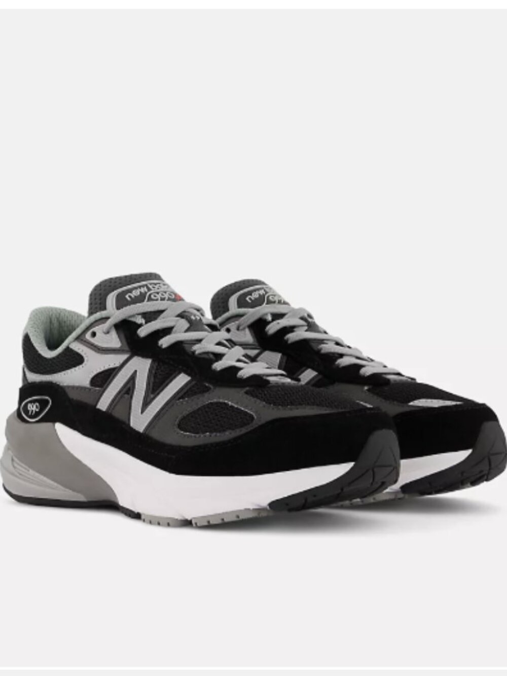 New Balance Black 990v6 Sneakers - 5.5-6